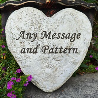 Personalized Decorative Garden Stones Engraved Review: Heart Shaped Memorial Stones for Special Gifts