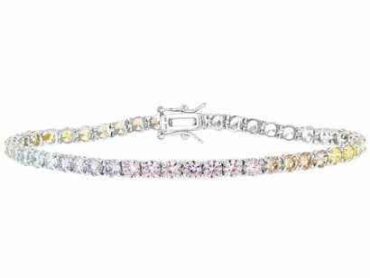 Sterling Silver Tennis Bracelet Review: Sparkle with 17.50ctw Cubic Zirconia